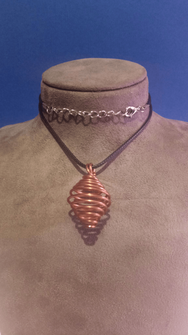 Copper Spiral Cage - Small