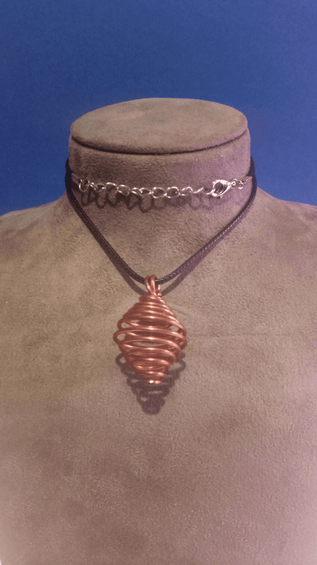 Copper Spiral Cage - Small